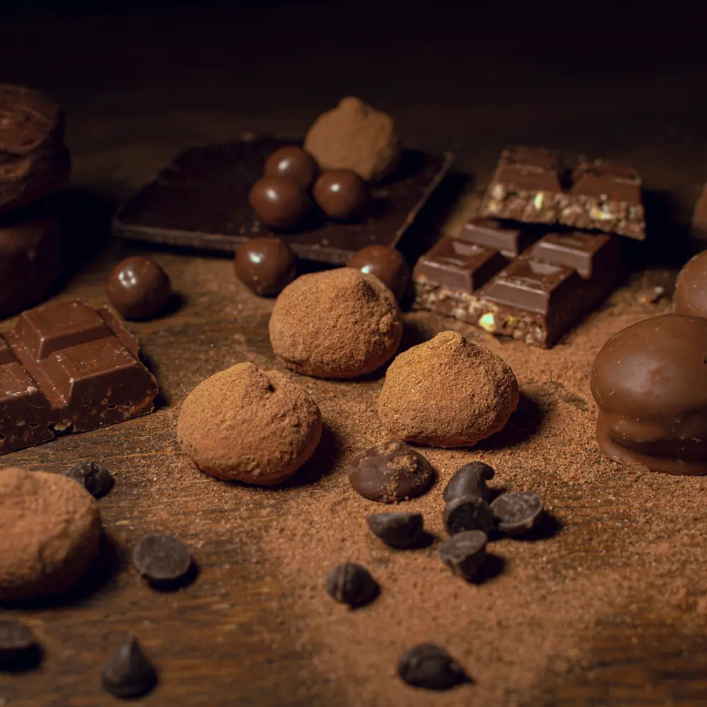 Chocolate ao leite (ou chocolate sucedaneo) perfeito para receitas, ideal para derreter ou usar em sobremesas.